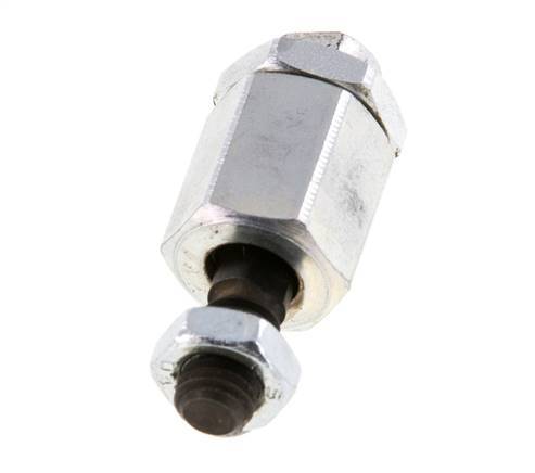 Schwimmende Verbindung M6 für Zylinder Verzinkter Stahl