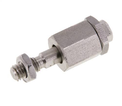 Schwimmende Verbindung M6 für Zylinder Edelstahl 304 (1.4301)