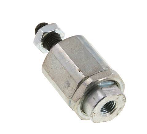 Schwimmende Verbindung M10 x 1,25 für Zylinder Verzinkter Stahl