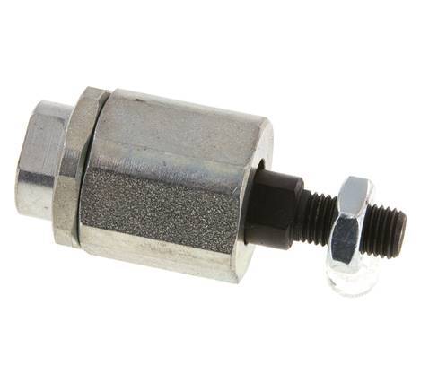 Schwimmende Verbindung M10 x 1,25 für Zylinder Verzinkter Stahl
