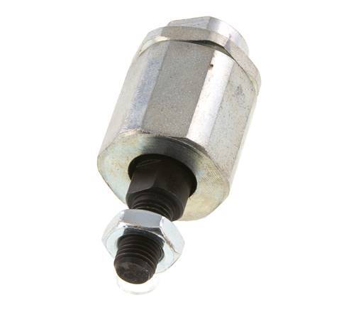 Schwimmende Verbindung M10 x 1,25 für Zylinder Verzinkter Stahl
