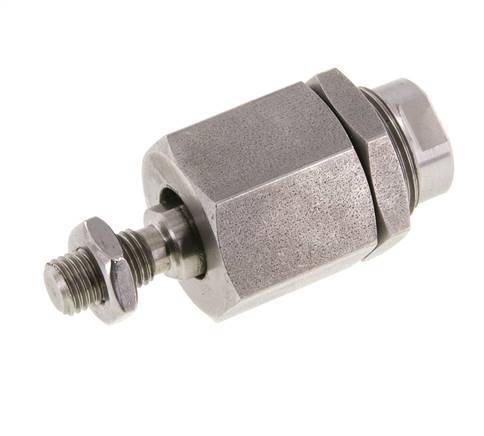Schwimmende Verbindung M10 x 1,25 für Zylinder Edelstahl 304 (1.4301)