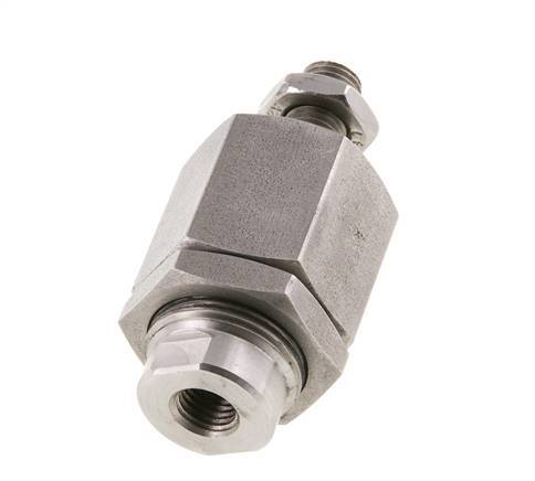 Schwimmende Verbindung M10 x 1,25 für Zylinder Edelstahl 304 (1.4301)