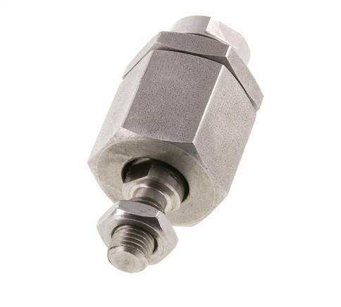 Schwimmende Verbindung M10 x 1,25 für Zylinder Edelstahl 304 (1.4301)