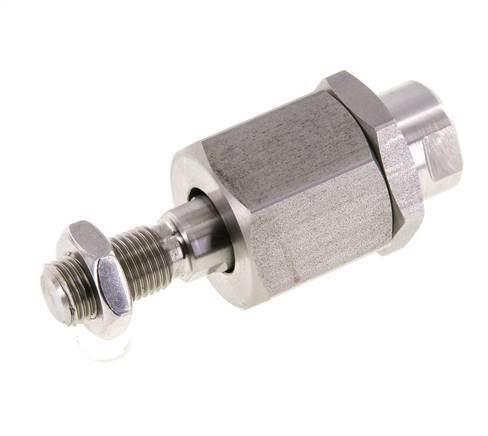 Schwimmende Verbindung M12 x 1,25 für Zylinder Edelstahl 304 (1.4301)