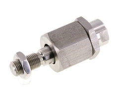 Schwimmende Verbindung M12 x 1,25 für Zylinder Edelstahl 304 (1.4301)