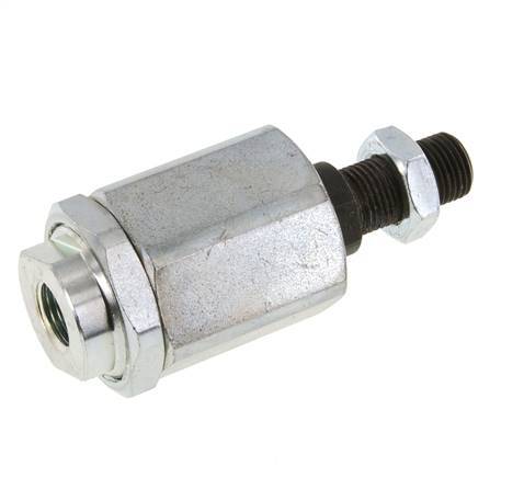 Schwimmende Verbindung M16 x 1,5 für Zylinder Verzinkter Stahl