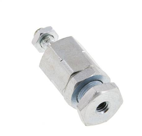 Schwimmende Verbindung M4 für Zylinder Verzinkter Stahl
