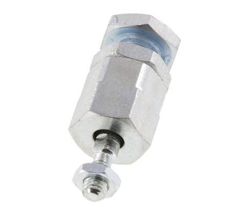 Schwimmende Verbindung M4 für Zylinder Verzinkter Stahl