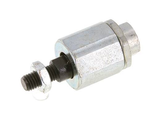 Floating Joint M10 for Cylinder Zinc plated steel
