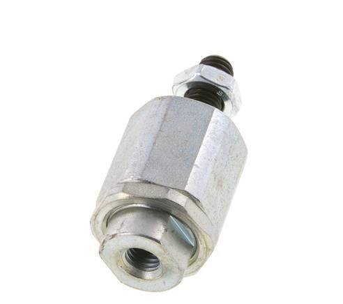 Floating Joint M10 for Cylinder Zinc plated steel