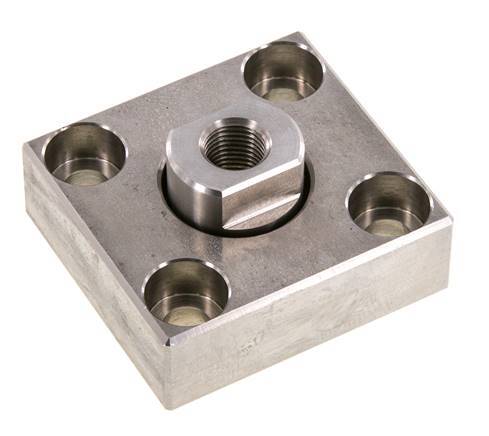 Flexo-Kupplung mit Montageplatte für 40 mm ISO 15552 ISO 21287-Zylinder