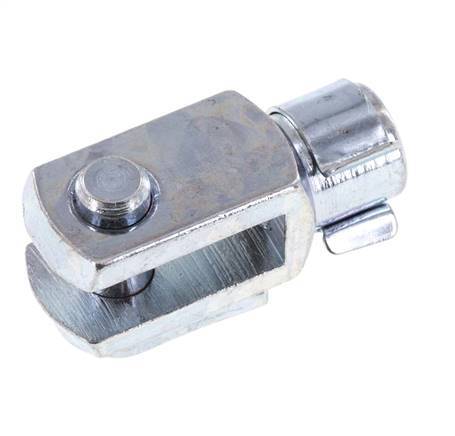 Gabelkopfbolzen M6 Verzinkter Stahl