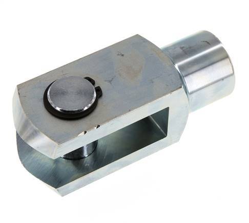 Gabelkopfbolzen M27 x 2 Verzinktes Stahlblech