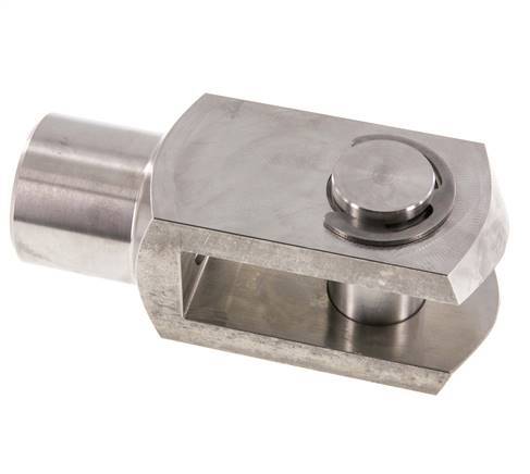 Gabelkopfbolzen M27 x 2 Edelstahl 303 (1.4305)