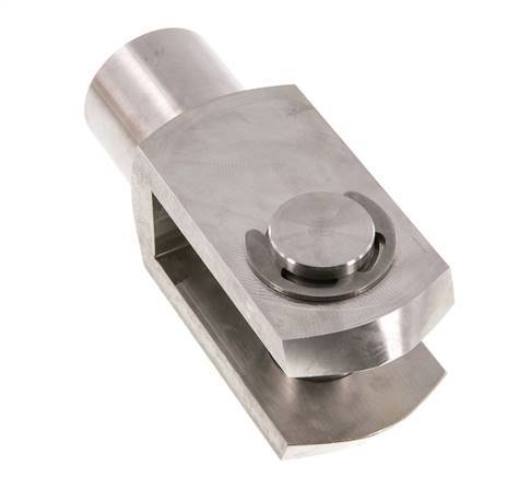 Gabelkopfbolzen M27 x 2 Edelstahl 303 (1.4305)