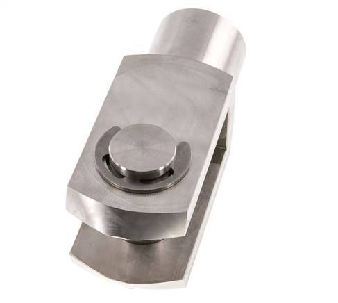 Gabelkopfbolzen M27 x 2 Edelstahl 303 (1.4305)