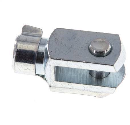 Gabelkopfbolzen M8 Verzinkter Stahl