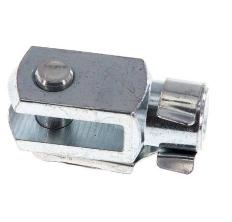 Gabelkopfbolzen M8 Verzinkter Stahl