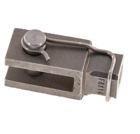 Gabelkopfbolzen M8 Edelstahl 1.4571