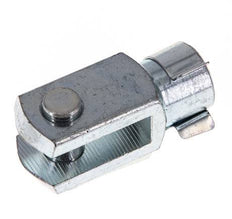 Gabelkopfbolzen M10 x 1,25 Verzinkter Stahl