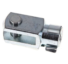 Gabelkopfbolzen M10 x 1,25 Verzinkter Stahl