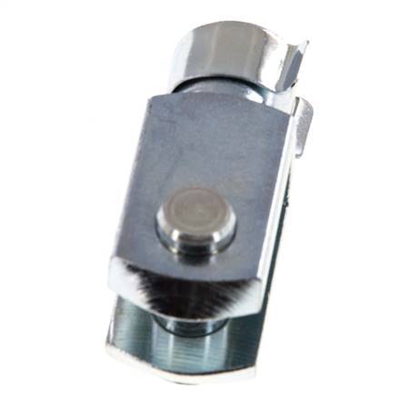 Gabelkopfbolzen M12 x 1,25 Verzinkter Stahl