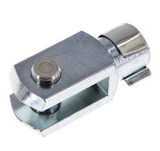 Gabelkopfbolzen M12 x 1,25 Verzinkter Stahl