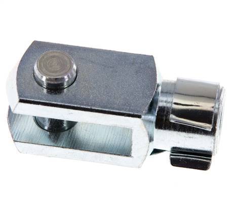 Gabelkopfbolzen M12 x 1,25 Verzinkter Stahl