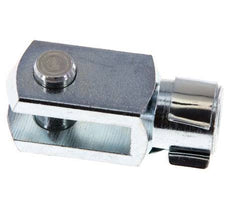 Gabelkopfbolzen M12 x 1,25 Verzinkter Stahl