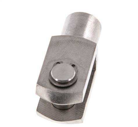 Gabelkopfbolzen M12 x 1,25 Edelstahl 1.4571