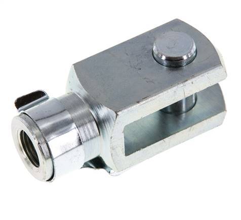 Gabelkopfbolzen M16 x 1,5 Verzinkter Stahl
