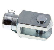 Gabelkopfbolzen M16 x 1,5 Verzinkter Stahl