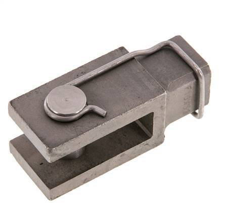 Gabelkopfbolzen M16 x 1,5 Edelstahl 1.4571