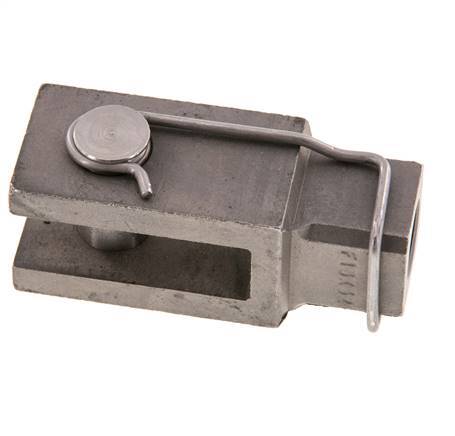 Gabelkopfbolzen M16 x 1,5 Edelstahl 1.4571