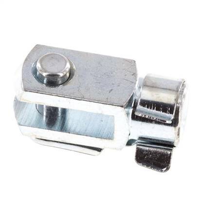 Gabelkopfbolzen M4 Verzinkter Stahl