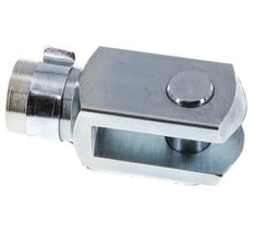 Gabelkopfbolzen M20 x 1,5 Verzinkter Stahl