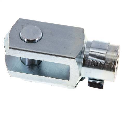 Gabelkopfbolzen M20 x 1,5 Verzinkter Stahl