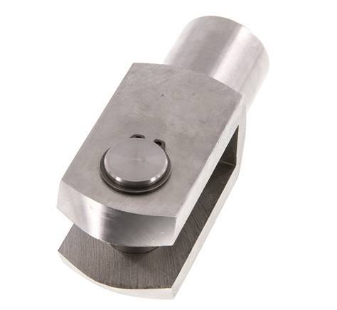 Gabelkopfbolzen M20 x 1,5 Edelstahl 303 (1.4305)