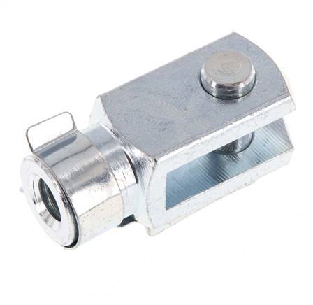 Gabelkopfbolzen M10 Verzinkter Stahl