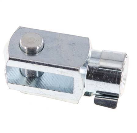 Gabelkopfbolzen M10 Verzinkter Stahl