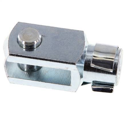 Gabelkopfzapfen M12 Stahl verzinkt