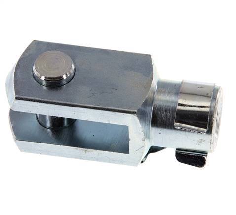 Gabelkopfbolzen M16 Verzinkter Stahl