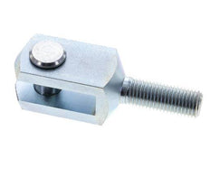 Gabelkopfbolzen M16 Außengewinde Verzinkter Stahl