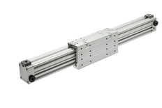 Kolbenstangenloser Zylinder 50-1800mm - Magnetisch - Dämpfend - Einzelführung