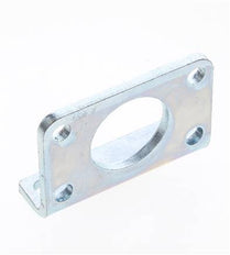 Fußhalterung 32 mm Rund Verzinkter Stahl