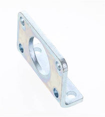 Fußhalterung 32 mm Rund Verzinkter Stahl