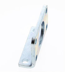 Fußhalterung 32 mm Rund Verzinkter Stahl