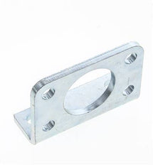 Foot Mount 40 mm Round Zinc plated steel