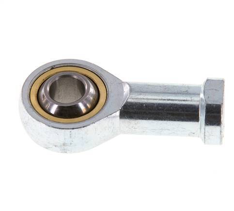 Kugelgelenkkopf M10 x 1,25 Innengewinde Verzinkter Stahl